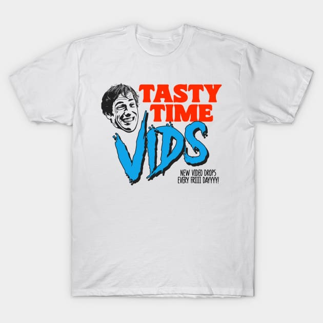 TASTY TIME VIDS! T-Shirt by darklordpug